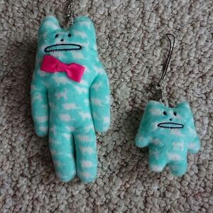 Craftholic Sloth bear double Plush Doll keychain with magnet - animal prints